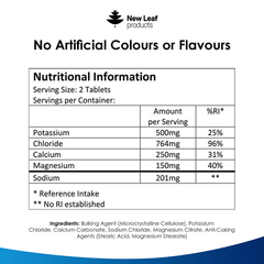 Image 3 for Electrolyte Complex With Potassium, Calcium, Sodium, Chloride, Magnesium Tablets 180 tablets