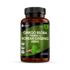 Image 1 for Ginkgo Biloba, Korean Ginseng Tablets 120 tablets
