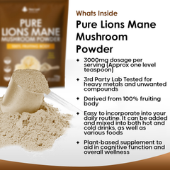 Image 2 for Lions Mane Mushroom Powder 150g
