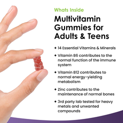 Image 2 for Essential Multivitamins Minerals Gummies 60 gummies