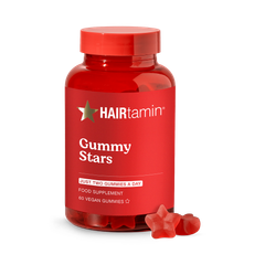 Image 1 for HAIRtamin Gummy Stars 60 Gummies
