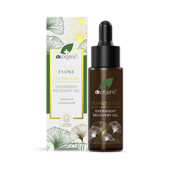 Image 1 for Dr Organic Evoke Tranquility Night Oil 30ml