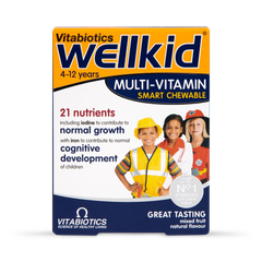 Image 1 for Wellkid Multi-Vitamin Chewables 30 Tablets
