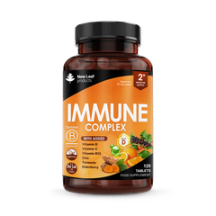 Image 1 for Immune Complex with Vitamins, Zinc, Turmeric, Elderberry Tablets 120 tablets