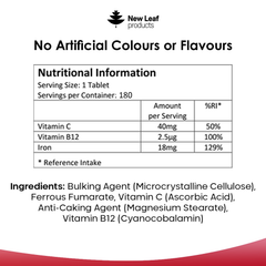 Image 2 for Iron Complex Tablets 180 tablets
