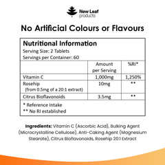 Image 2 for Vitamin C Tablets 120 tablets