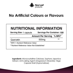 Image 3 for Quercetin Capsules 180 capsules