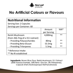 Image 3 for Reishi Mushroom Capsules 120 capsules