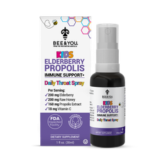 Image 1 for Propolis Elderberry Honey Throat Spray  For Kids 30ml