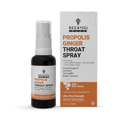 Image 1 for Propolis Raw Honey Throat Spray  with Ginger 30ml