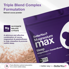 Image 2 for Betteryou Magnesium Max Sleep Powder 375mg 120g