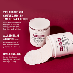 Image 2 for Even Smoother Glycolic Retinol Resurfacing Peel Pads 60 Pads