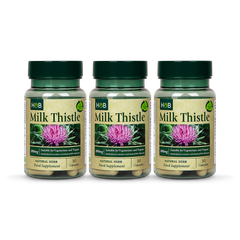Image 1 for Milk Thistle Capsules 100mg 3 Months Supply Bundle