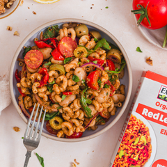Image 3 for Organic Red Lentil Elbow Pasta 225g