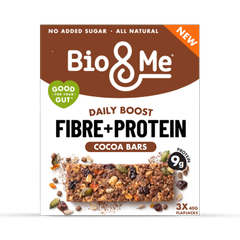 Image 1 for Bio&Me Fibre & Protein Cocoa Oat Bars 3x 40g
