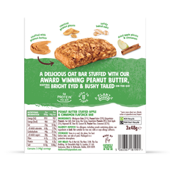 Image 2 for Peanut Butter Stuffed Oat Bar Apple & Cinnamon 3x 48g
