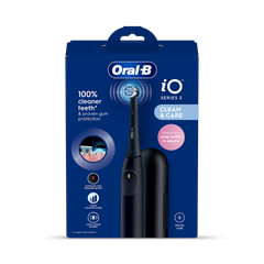Image 1 for Oral-B iO2 Rechargeable Night Black Toothbrush With Travel Case
