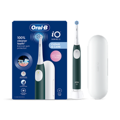 Image 1 for Oral-B iO2 Forest Green Rechargeable Toothbrush with Travel Case