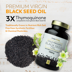 Image 3 for Black Seed Oil Double Strength Capsules – 120 Softgels