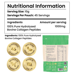 Image 5 for Premium Hydrolysed Bovine Collagen Peptides – 450g