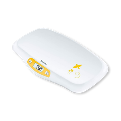 Image 1 for Baby Scale With Curved Weighing Platform White By80
