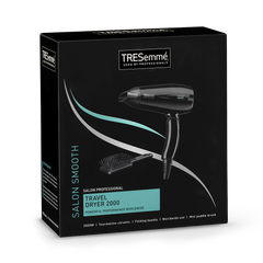 Image 1 for TRESemmé Salon Professional Travel Dryer 2000'C Black 5549U