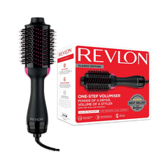 Image 1 for Revlon Pro Collection Salon One Step Hair Dryer And Volumiser Black/Pink Rvdr5222