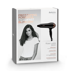 Image 2 for Babyliss Rose Lustre Hair Dryer 2400W Black 5736Du
