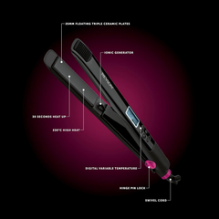 Image 4 for Revlon Perfect Heat Straightener 230'C Black Rvst2165