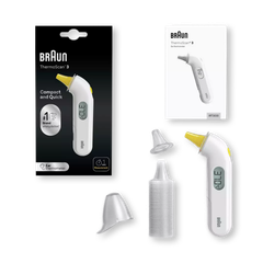 Image 2 for Braun Compact Thermoscan Ear Thermometer White IRT3030