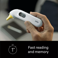 Image 4 for Braun Compact Thermoscan Ear Thermometer White IRT3030