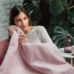 Image 4 for Snuggle Up Warming Throw  120X160cm Pink 16708C