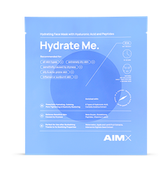Image 2 for Aimx Moisturising Sheet Mask With Peptides Hydrate Me 25ml