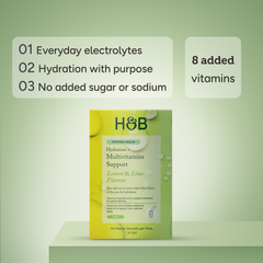 Image 5 for Hydration + Health Wellness Support Lemon Lime Flavour 14 Sachets
