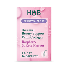 Image 1 for Hydration + Beauty Collagen Raspberry Rose Flavour 14 Sachets