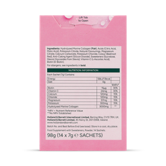 Image 3 for Hydration + Beauty Collagen Raspberry Rose Flavour 14 Sachets