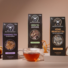 Image 3 for Green Tea With Lion’s Mane & Cordyceps Mushroom ( Goodness Gracious Tea!) 15 X Pyramid Teabags