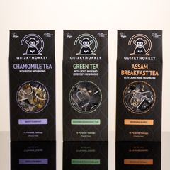 Image 4 for Green Tea With Lion’s Mane & Cordyceps Mushroom ( Goodness Gracious Tea!) 15 X Pyramid Teabags