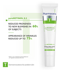 Image 2 for T - Pure Retinol 0.3 Anti-Acne Retinol Night Cream 40ml