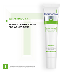 Image 3 for T - Pure Retinol 0.3 Anti-Acne Retinol Night Cream 40ml