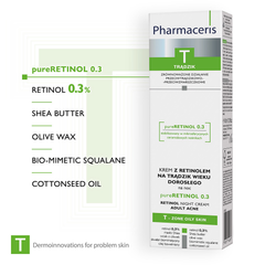 Image 4 for T - Pure Retinol 0.3 Anti-Acne Retinol Night Cream 40ml