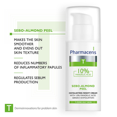 Image 4 for T - Sebo-Almond Peel 10% Night Cream 50ml