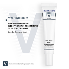 Image 2 for V - Viti-Melo Night Repigmentation Night Cream for Vitiligo 40ml