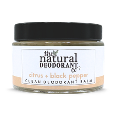 Image 1 for The Natural Deodorant Co Clean Deodorant Balm Citrus And Black Pepper 55G