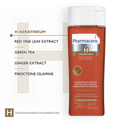 Image 3 for H - Keratineum Strengthening Shampoo for Weak Hair 250ml