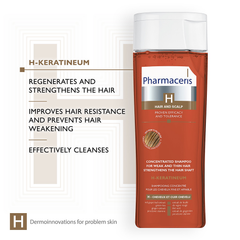 Image 4 for H - Keratineum Strengthening Shampoo for Weak Hair 250ml