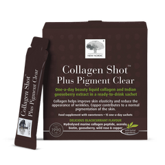 Image 1 for Collagen Shot Plus Pigment Clear Blackcurrant 15 Sachets