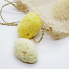 Image 3 for Triple Treat Face & Cosmetic Gentle Natural Sea Sponge 3 Pack 2.5-3 Inches