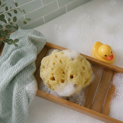 Image 4 for PureSilk Baby Bath Buddy Gentle Natural Sea Sponge 4-4.5 Inches