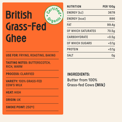 Image 2 for Organic British Grass-Fed Ghee - 450g